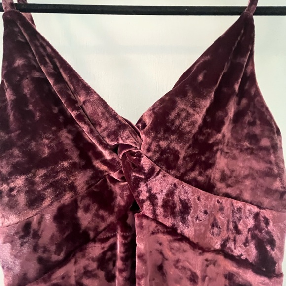 Free People Velvet Mini Dress - Picture 2 of 4